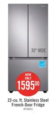 The Brick Samsung 22.1 cu. ft. french-door refrigerator - rf22a4111sr/aa offer