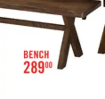 The Brick Plum dining bench offer
