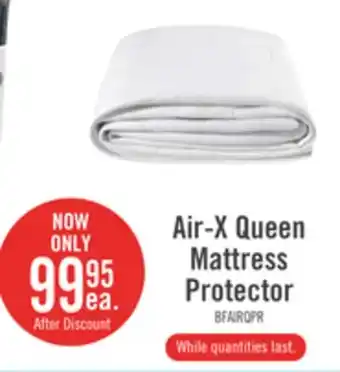 The Brick Bedgear air-x queen mattress protector offer