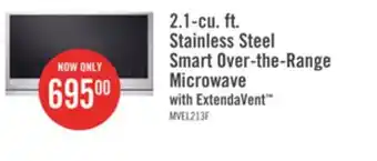 The Brick Lg 2.1 cu. ft. smart over-the-range microwave with extendavent - mvel2137f offer