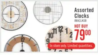 The Brick Assorted clocks offer