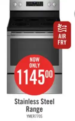 The Brick Maytag 5.3 cu. ft. electric range with air fry - ymer7700lz offer