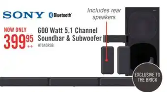 The Brick Sony 5.1-channel 600 w home cinema package - 4a5573 offer