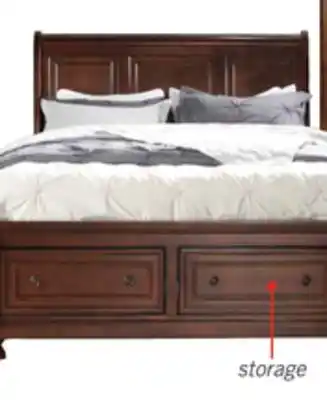 The Brick Chelsea queen storage bed offer