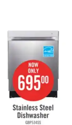 The Brick Ge 24 built-in top control dishwasher with stainless steel tub - gbp534sspss offer