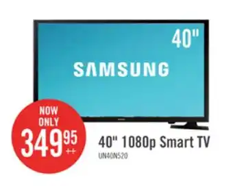 The Brick Samsung 40 led 1080p smart hdtv offer