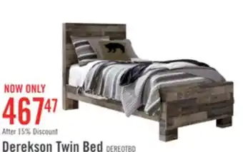 The Brick Derekson twin bed offer