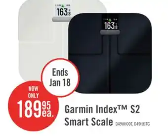 The Brick Garmin index s2 smart scale - black offer
