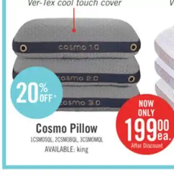 The Brick Bedgear cosmo 1.0 pillow - stomach sleeper offer