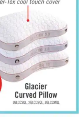 The Brick Bedgear glacier cuddle curve 1.0 pillow - stomach sleeper offer