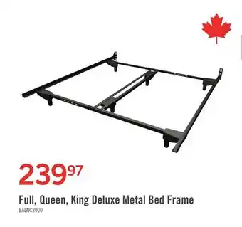 The Brick Balance 2000 deluxe full/queen/king bed frame offer