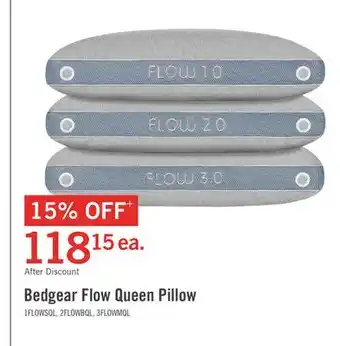 The Brick Bedgear flow 1.0 pillow - stomach sleeper offer