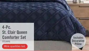 The Brick St. clair 4-piece full/queen comforter set offer