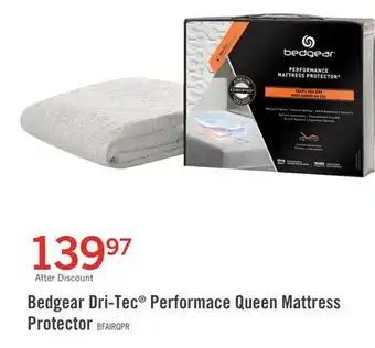 The Brick Bedgear air-x queen mattress protector offer