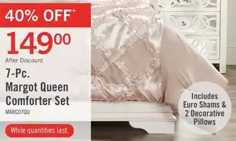 The Brick Margot 7-piece comforter set - queen offer