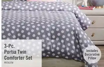 The Brick Portia 3-piece twin comforter set offer