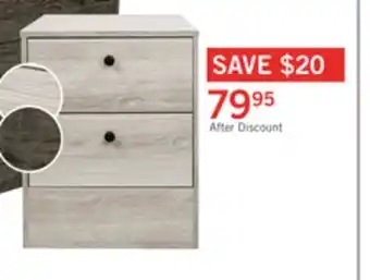 The Brick Hart nightstand - white offer