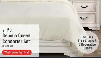 The Brick Gemma 7-piece comforter set - queen offer