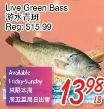 Foody Mart Live green bass offer