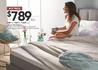 Sleep Country Bloom mist mattress offer