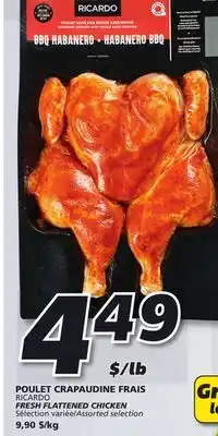 IGA Ricardo fresh flattened chicken offer