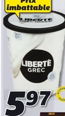 IGA Liberté grec yogurt offer