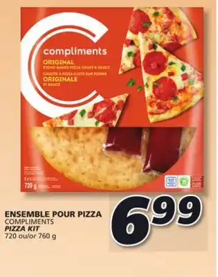 IGA Compliments pizza kit offer