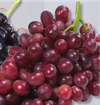 IGA Seedless green, red or black grapes offer