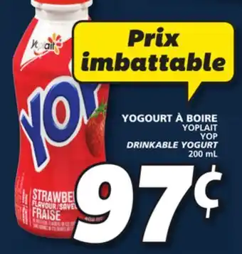 IGA Yoplait yop drinkable yogurt offer