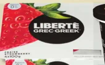 IGA Liberté méditerranée yogurt offer
