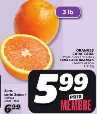 IGA Cara cara oranges offer