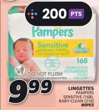 IGA Pampers wipes offer