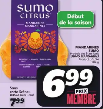 IGA Sumo mandarins offer