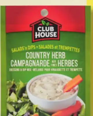 IGA Club house seasoning, marinade offer