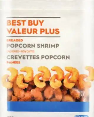 IGA Valeur plus frozen breaded popcorn shrimp offer