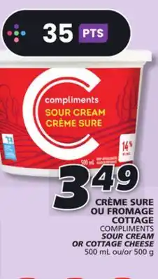 IGA Sour cream or cottage cheese offer