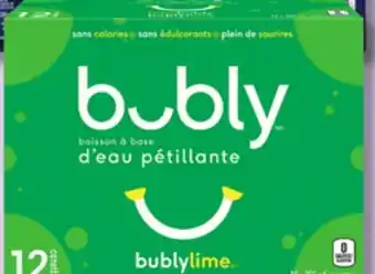 IGA Bubly water-based sparkling drink offer