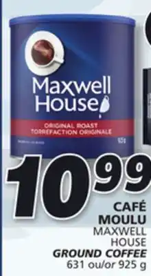 IGA Maxwell house ground coffee offer