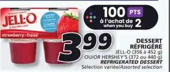 IGA Jell-o refrigerated dessert offer