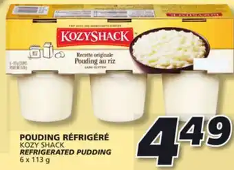 IGA Kozy shack refrigerated pudding offer