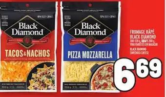 Metro Fromage râpé black diamond | black diamond shredded cheese offer