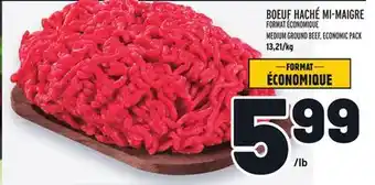 Metro Boeuf haché mi-maigre | medium ground beef offer