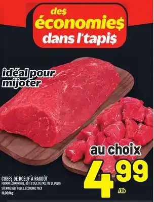 Metro Cubes de boeuf à ragoût | stewing beef cubes offer