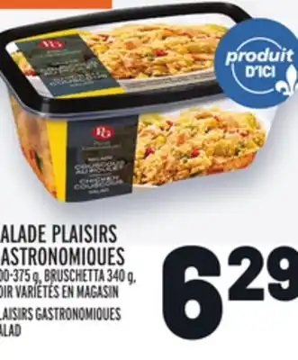 Metro Salade plaisirs gastronomiques | plaisirs gastronomiques salad offer