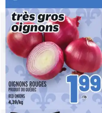 Metro Oignons rouges | red onions offer