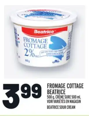 Metro Fromage cottage beatrice |beatrice sour cream offer