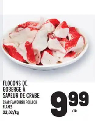 Metro Flocons de goberge à saveur de crabe | crab flavoured pollock flakes offer