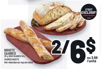 Metro Baguette calabrese | calabrese baguette offer