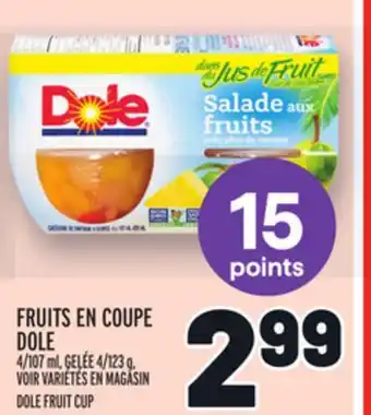 Metro Fruits en coupe dole | dole fruit cup offer
