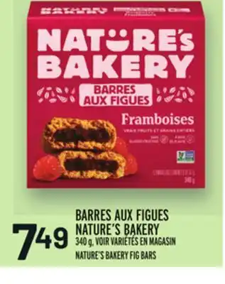 Metro Barres aux figues nature's bakery | nature's bakery fig bars offer